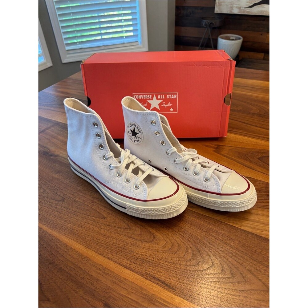 NEW Converse Unisex Chuck 70 Canvas Hightop Shoes Optical White Men 8